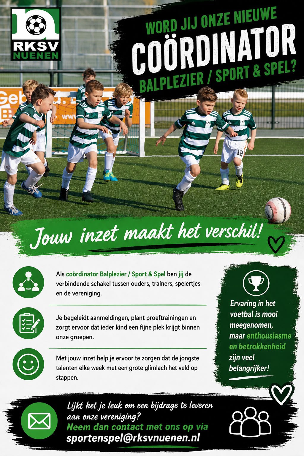 Gezocht coordinator Sport en Spel/Balplezier