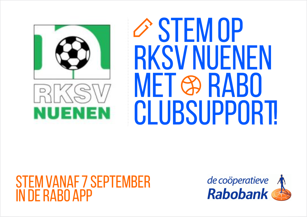 Steun RKSV Nuenen met jouw stem!