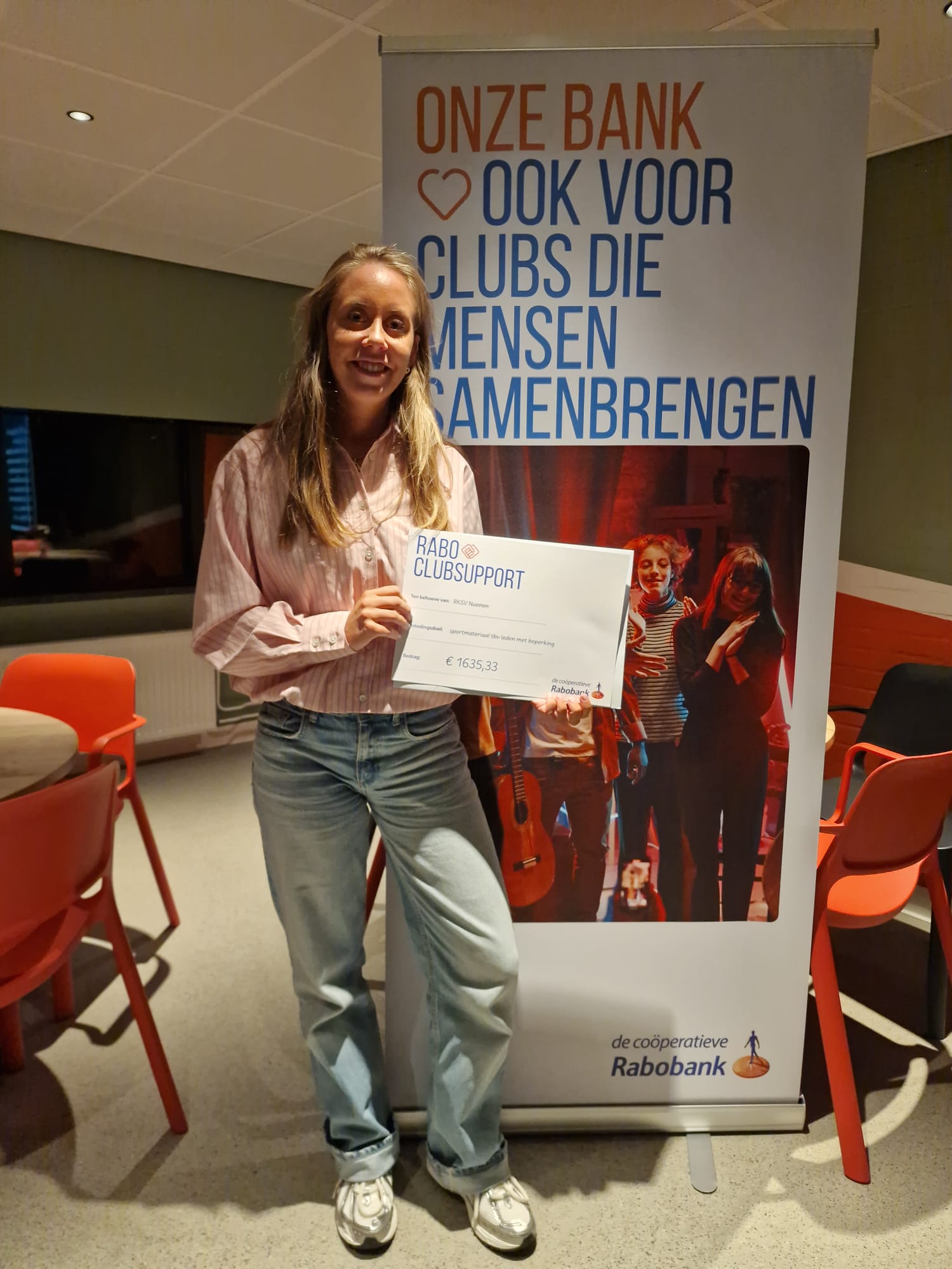 RKSV Nuenen ontvangt prachtig bedrag via Rabo ClubSupport!